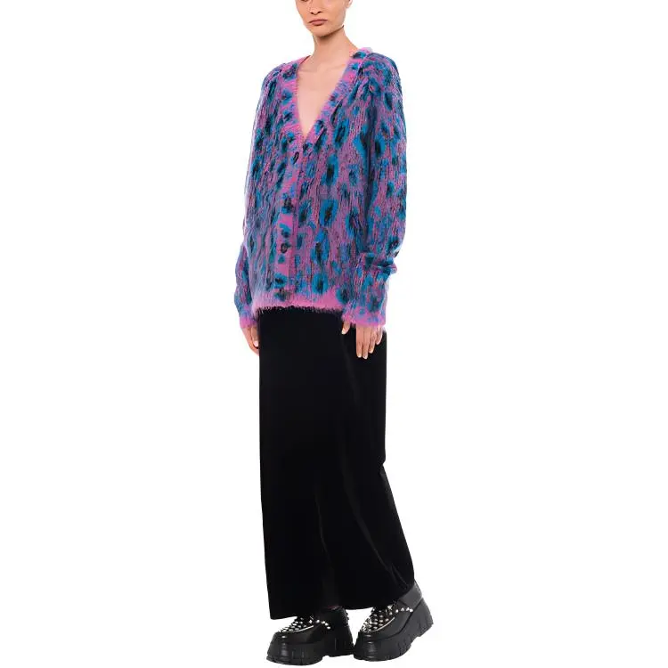 MIU MIU SS22 Sweater Women's Purple-3