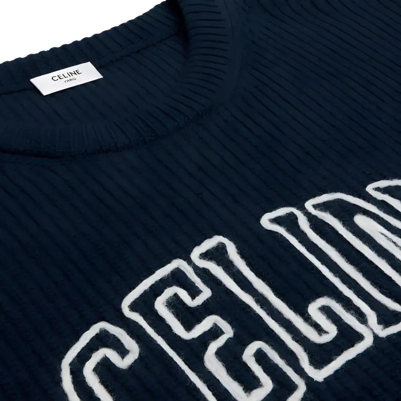 CELINE Oversized Ribbed Wool Sweater-5