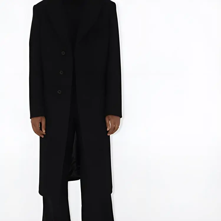 Burberry FW23 Coats Men's Black-2