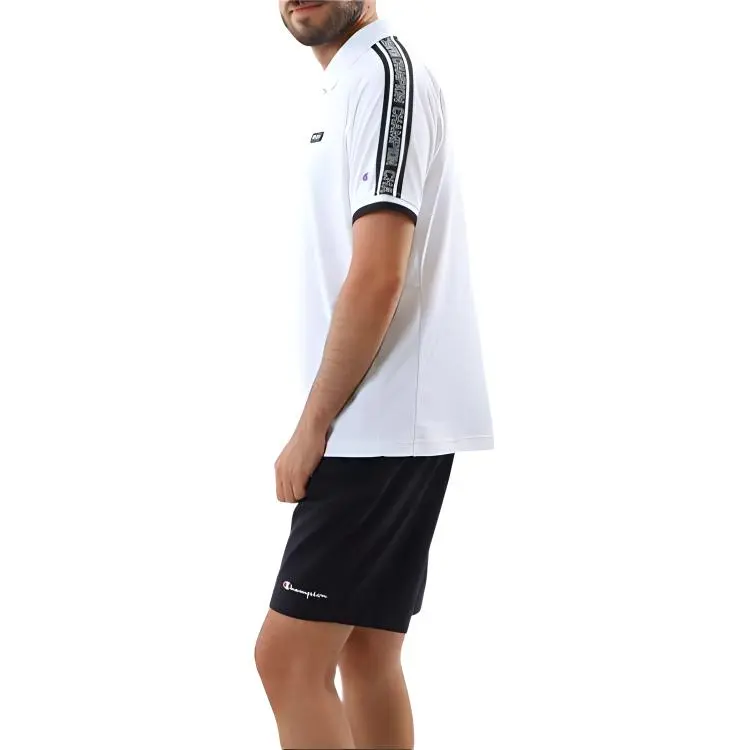 Champion SS24 Polo Shirt Men's White-3
