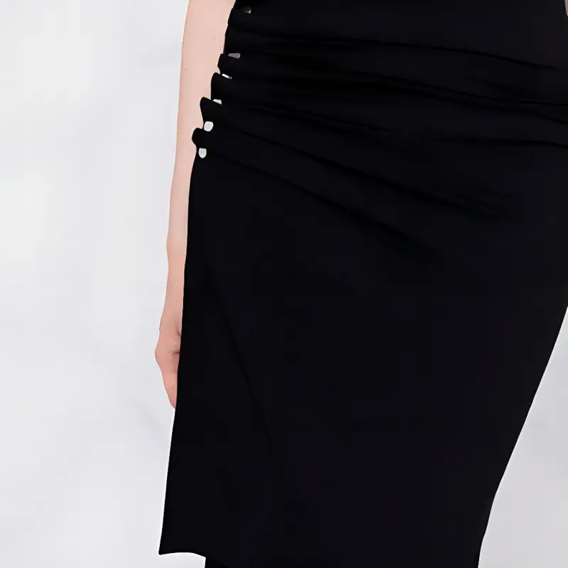 Rabanne Asymmetric Midi Dress-4