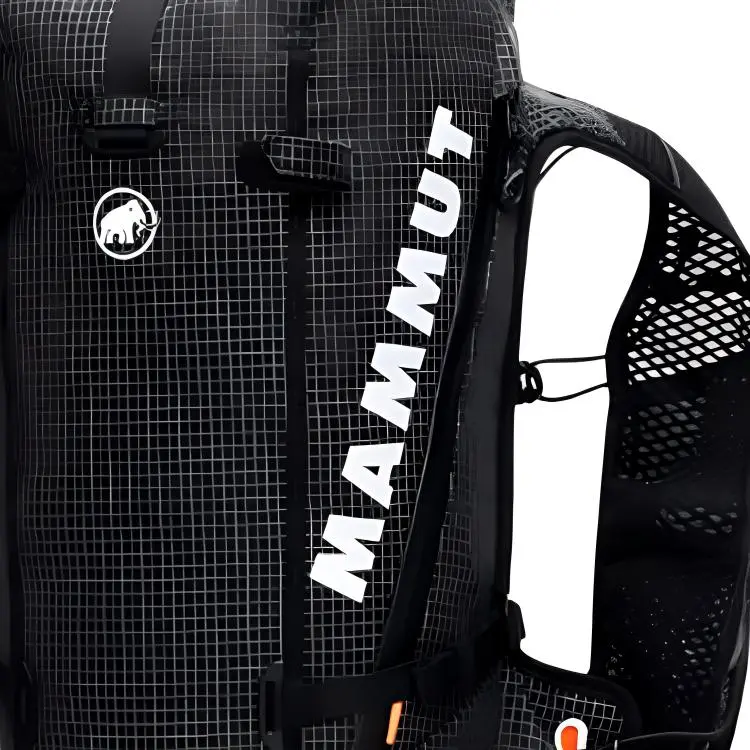 MAMMUT Polyamide Blended With Polyester Outdoor Mountaineering Bag Backpack Medium Size Unisex Black-2