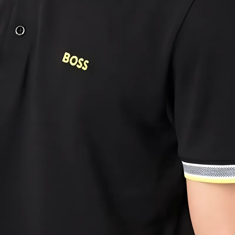 HUGO BOSS Logo embroidered Polo Shirt-5