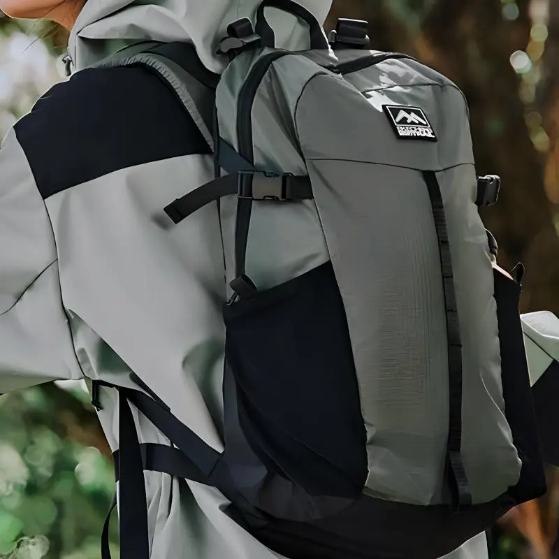 Skechers Fabric Outdoor Hiking Bag Backpack Regular Unisex Palm Stone Green-2