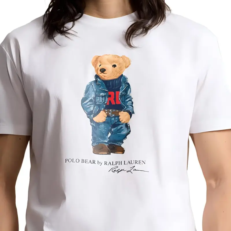 Polo Ralph Lauren Classic Fit Polo Bear Jersey T Shirt-5