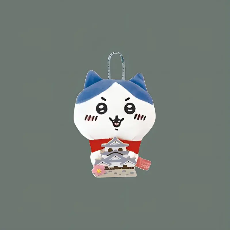 Chiikawa Iwakura Castle Hachiware Hikone Castle Dolls Plush Pendant-1