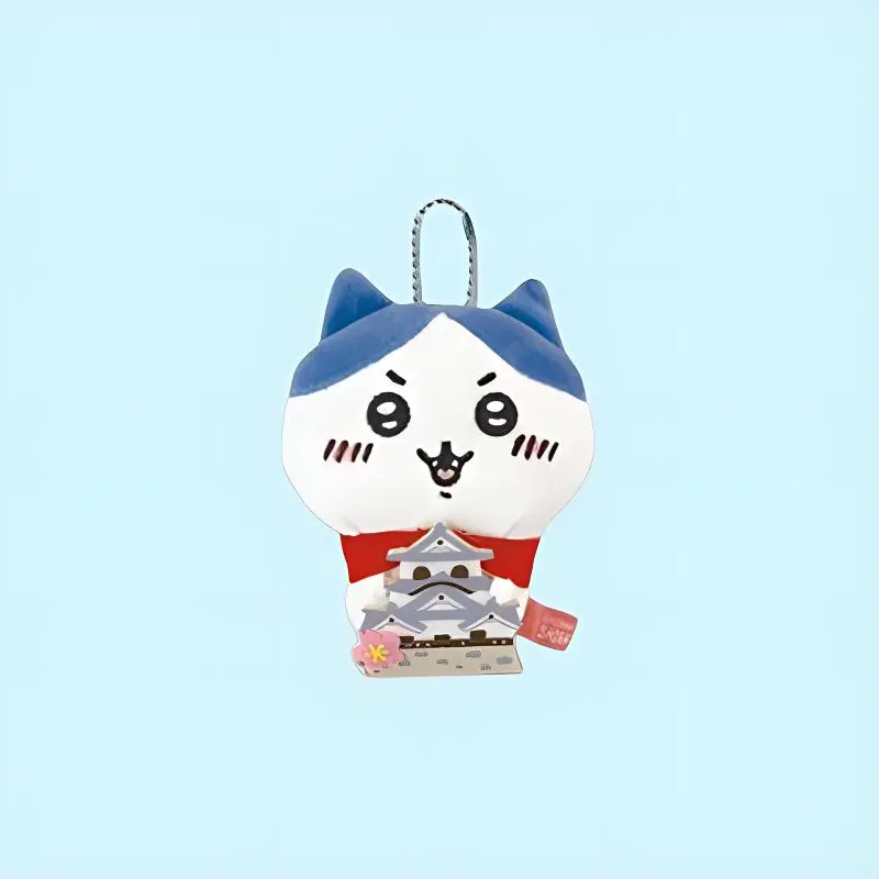 Chiikawa Iwakura Castle Hachiware Hikone Castle Dolls Plush Pendant-3