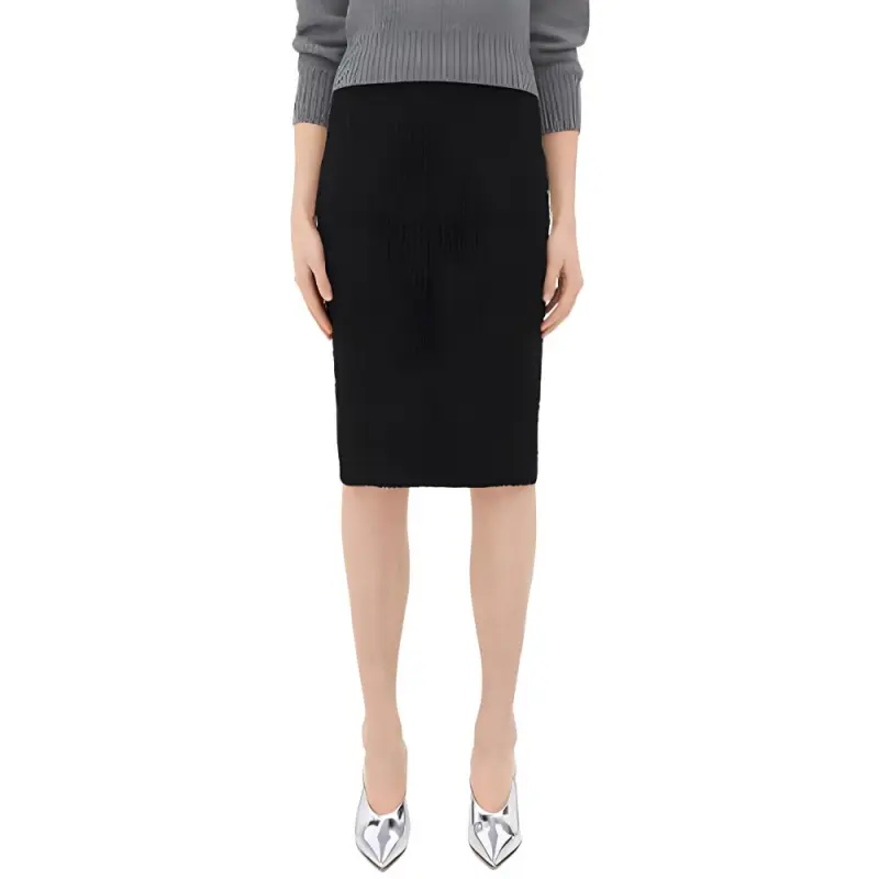 Bottega Veneta High-Rise Midi Skirt-2