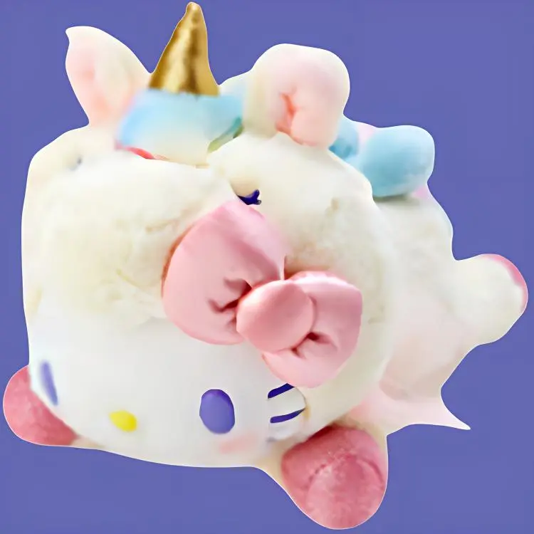 Sanrio Helloketty Hello Kitty Unicorn Dolls Plush Doll Approx. 12cm Height-1