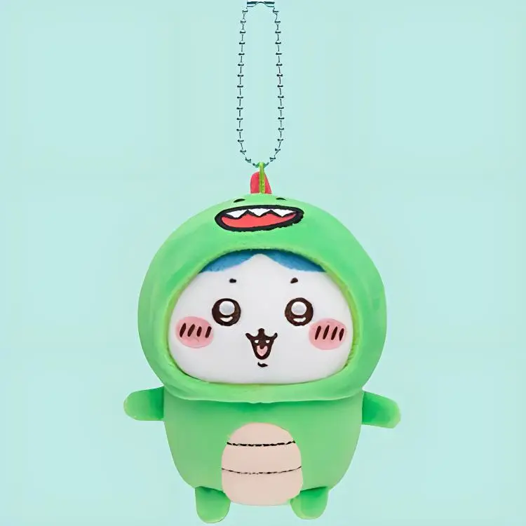 Chiikawa Green Dinosaur Dolls Plush Pendant Approx. 13cm In Height-3