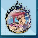 KAYOU Jujutsu Kaisen Badge Mage Gold Brooch Yuji Itadori Satoru Gojo Tinplate Merch Badges