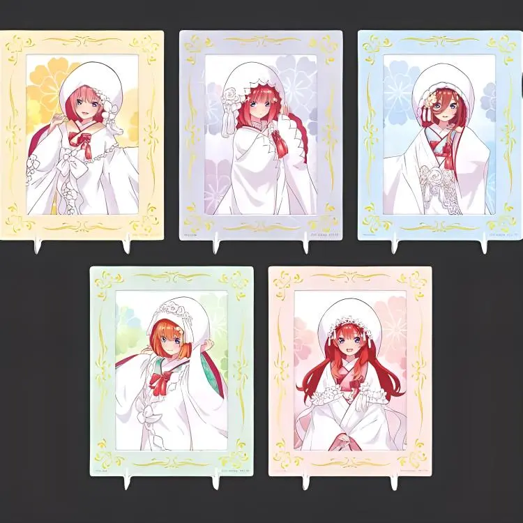 BANPRESTO Ichiban Kuji L Prize The Quintessential Quintuplets ~The Bonds Of Happiness~ Paper Standee Acrylic Stands-3