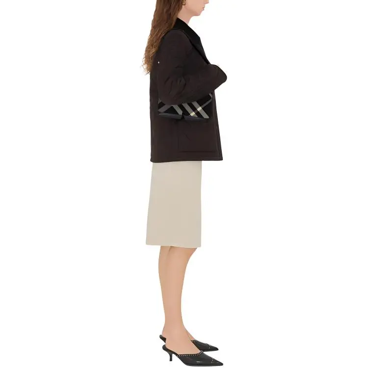 Burberry Puffer Jacket Women's Dark Brown-4