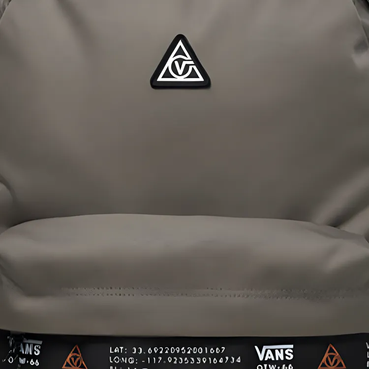 Vans Polyester Backpack Regular Unisex Gray Green-3