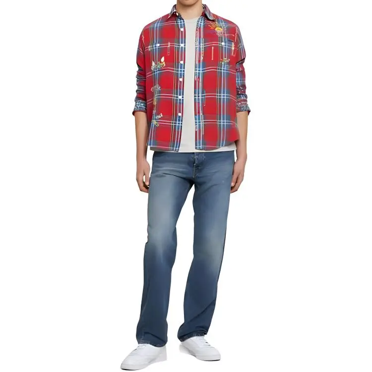 Polo Ralph Lauren Floral Embroidered Checked Shirt-2