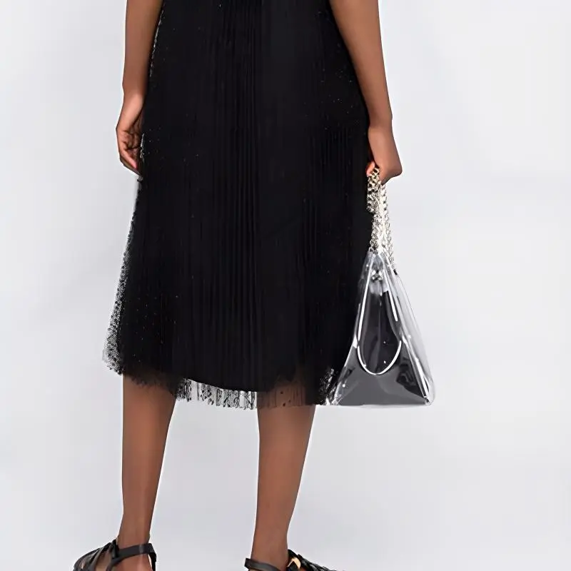 RED VALENTINO Casual Long Skirts Women's Black-5