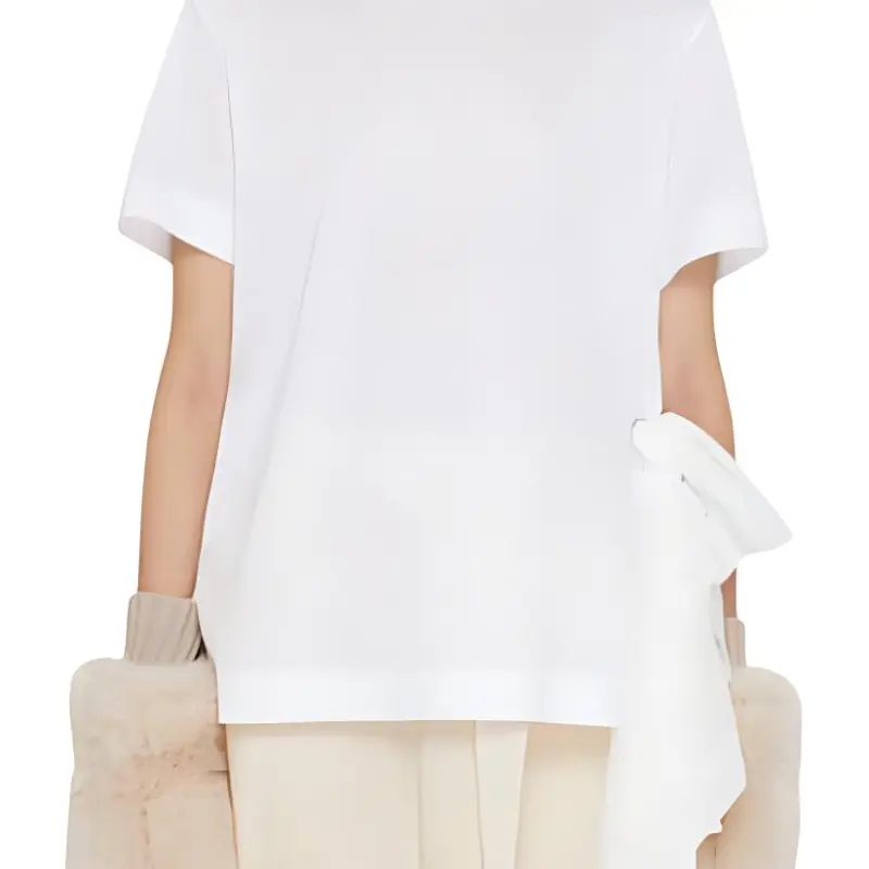 Givenchy Scarf detail T shirt-6