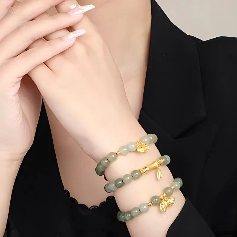 Lao Feng Xiang Gold Bracelet Women's-3