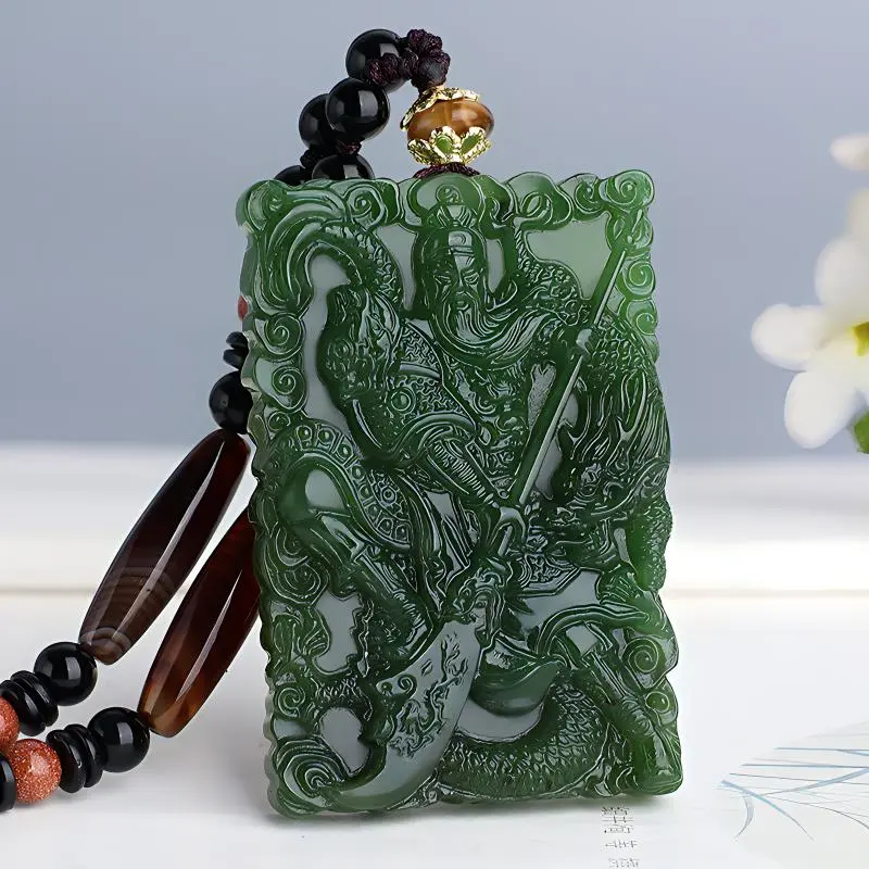 Jade Said Hetian Jade Pendants Jasper Men's-3