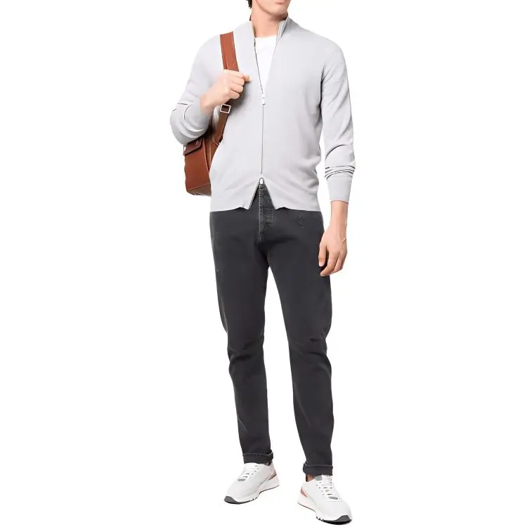 Brunello Cucinelli Zip up Cashmere Jumper-2