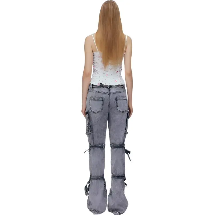 JAC FLEURANT Jeans Women's Gray-2