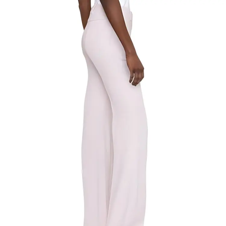 Alexander McQueen Flared Crepe Trousers-5