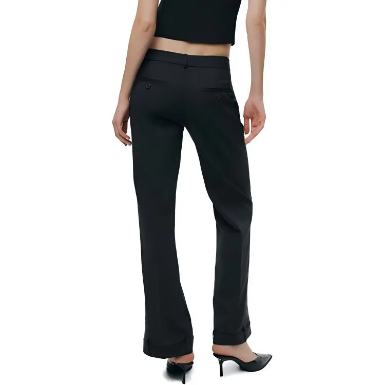 ZARA Casual Pants Women's Black-3