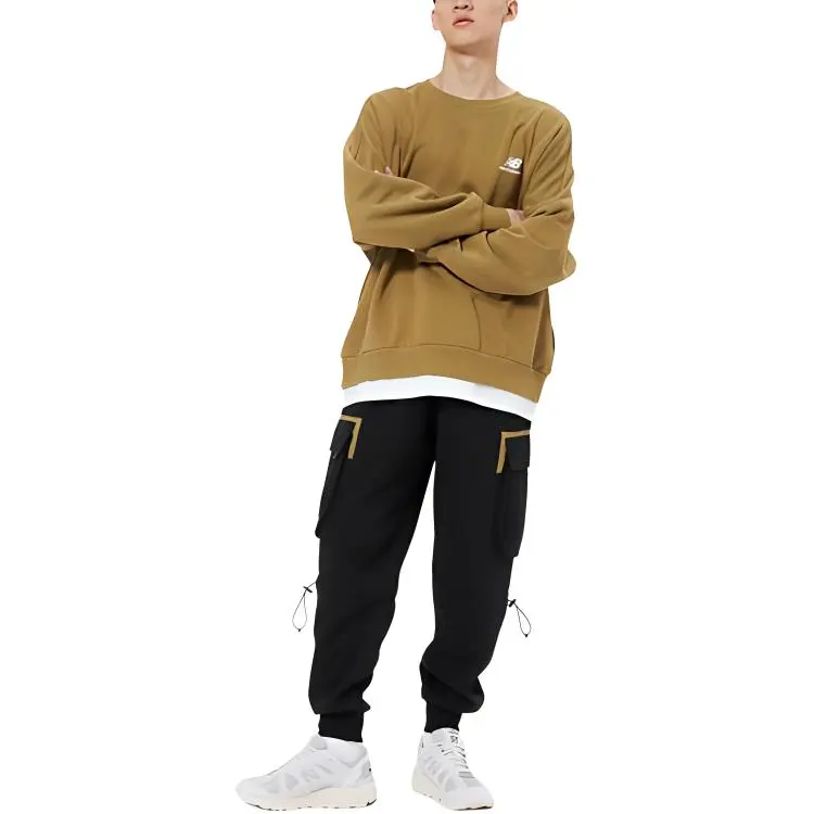 New Balance Knitted Sweatpants Men Black-4