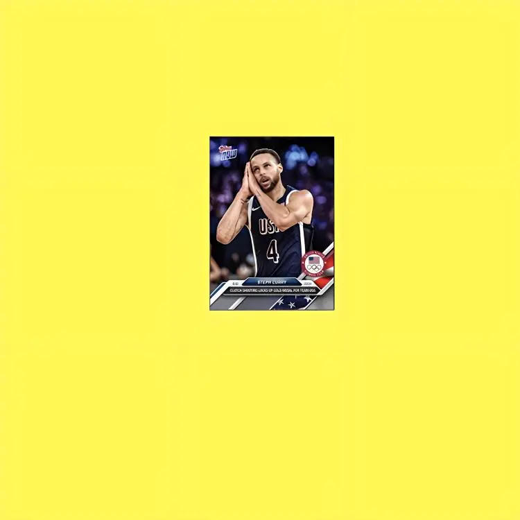 Topps Now 2024 Paris Olympics USA Team Good Night Paris Curry Player Cards Sports Cards Single Bag-2