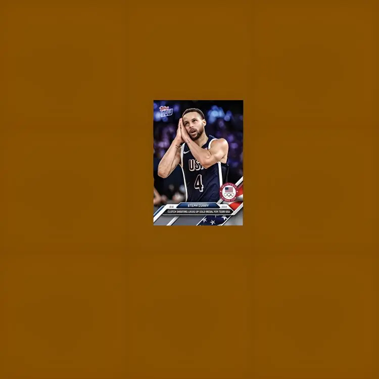 Topps Now 2024 Paris Olympics USA Team Good Night Paris Curry Player Cards Sports Cards Single Bag-4