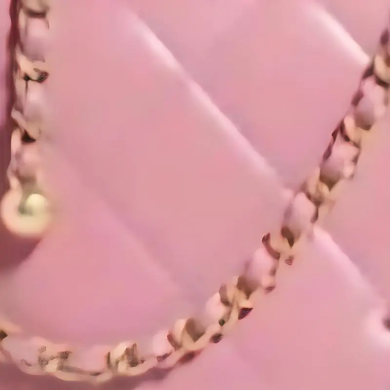 CHANEL Calfskin & Metal Coin Purse, Shoulder Bag, Crossbody Bag Trumpets Women's Pink-2