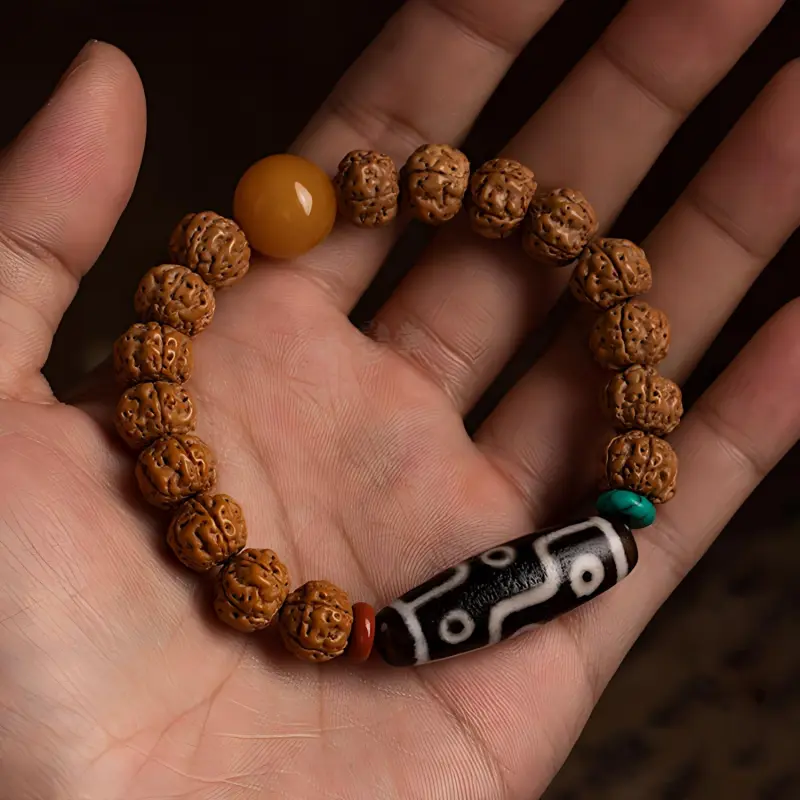 Emerald King Kong Bodhi Seeds Bracelets Unisex-2