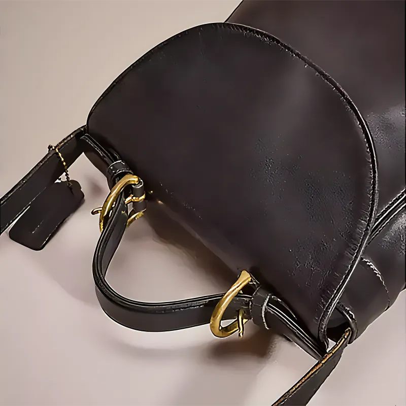 COACH Soho Gloves Made Of Tanned Leather Shoulder Bag Crossbody Bag Handbag Small Size Women's Black-2