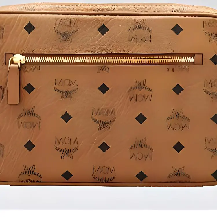 MCM Acrylic Coated Canvas Clutch Regular Women's Yellow-2