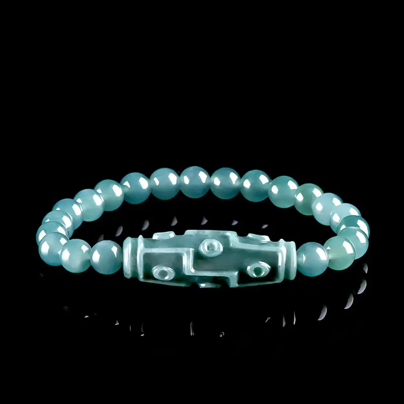 Emerald Glutinous Jade Bracelets Unisex-3
