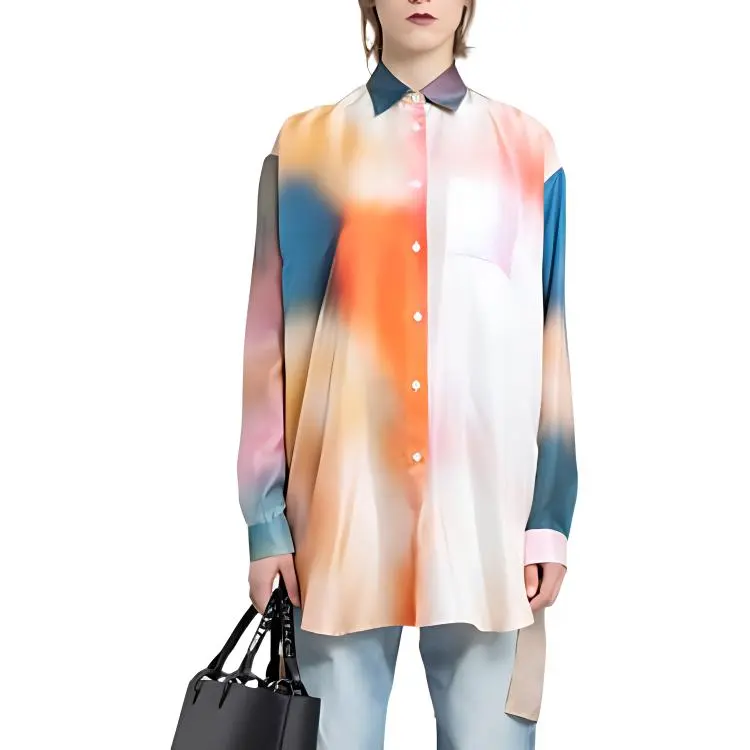 LOEWE Blur PrinT Shirt 'Multicolor'-1
