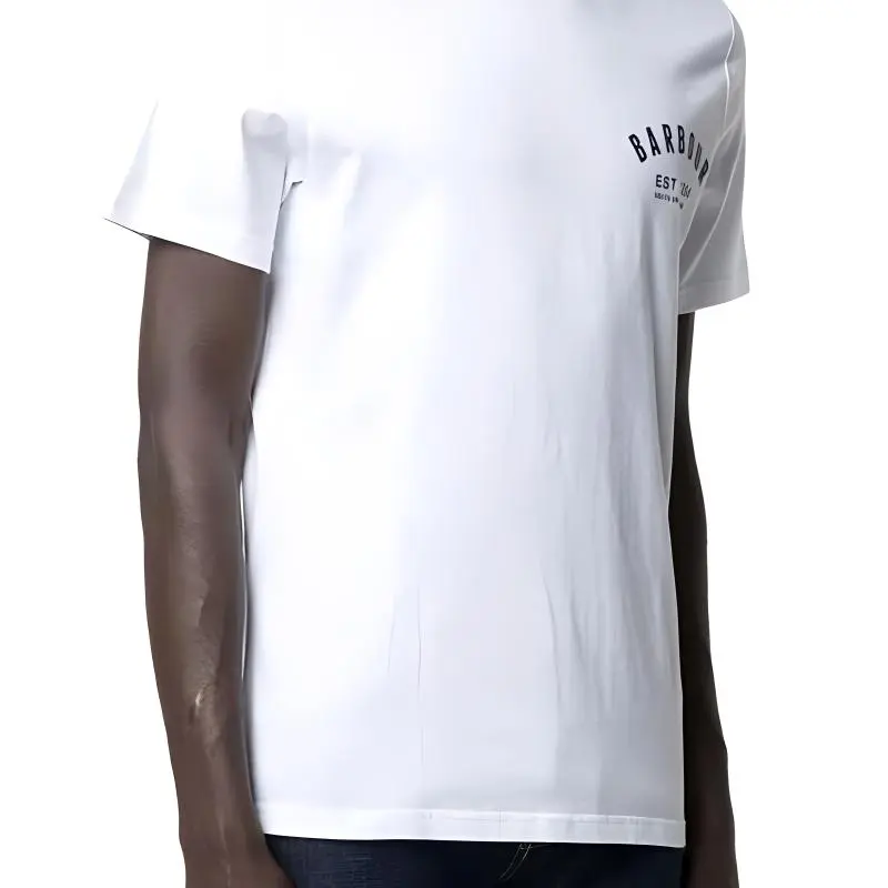 BARBOUR Logo print Short sleeved T shirt-1