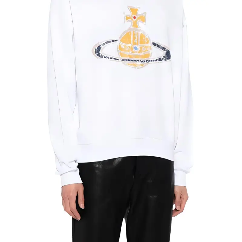 Vivienne Westwood Orb print Cotton Sweatshirt-4