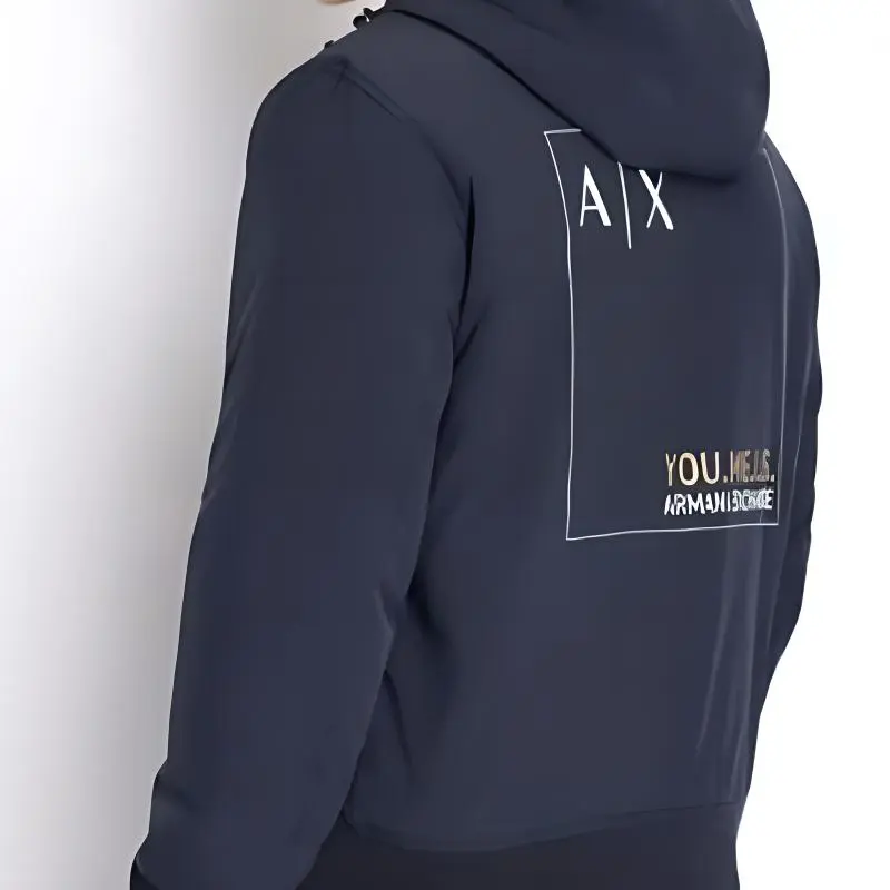 ARMANI EXCHANGEAE FW22 Puffer Jacket Men's Dark Blue-2