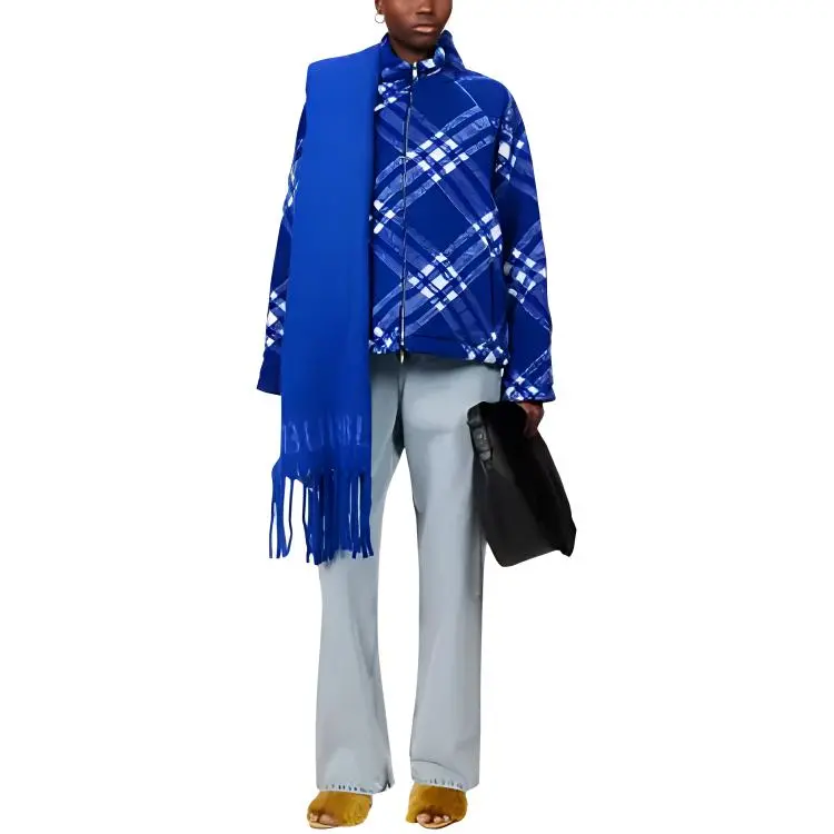 Burberry Jackets Women's Blue-2