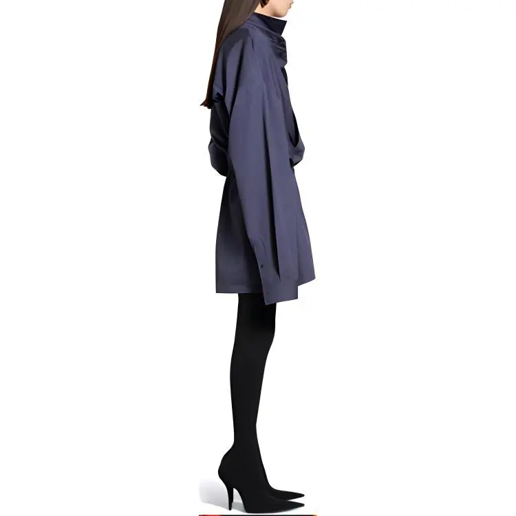 Balenciaga Faded Shirt Mini Dress-4