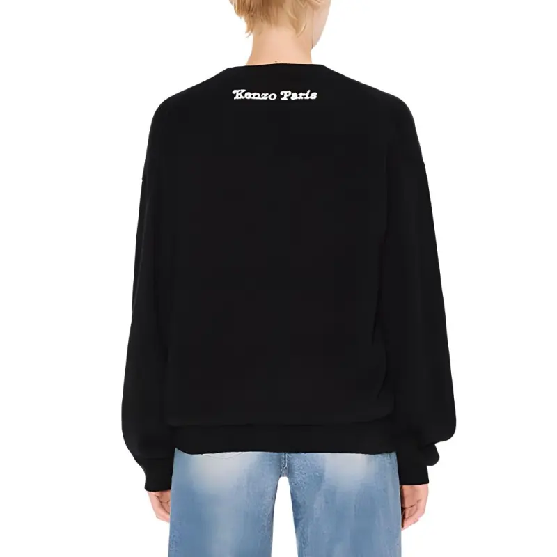 KENZO Tiger Embroidered Crewneck Jumper-5