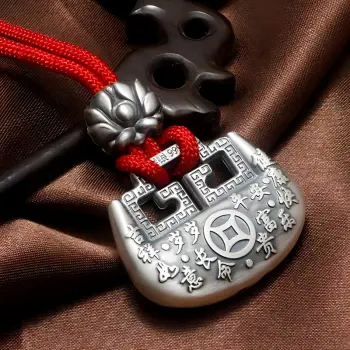 YINDIEFANG 999 Fine Silver Pendants Kids'
