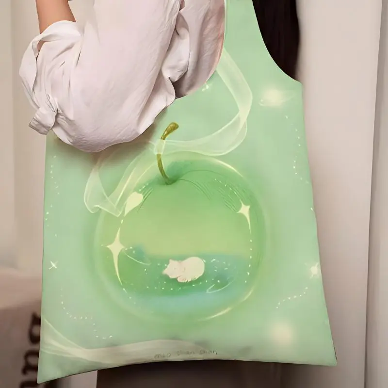 AOSONG Suede Tech Fabric Shoulder Bag Regular Women's Green-1