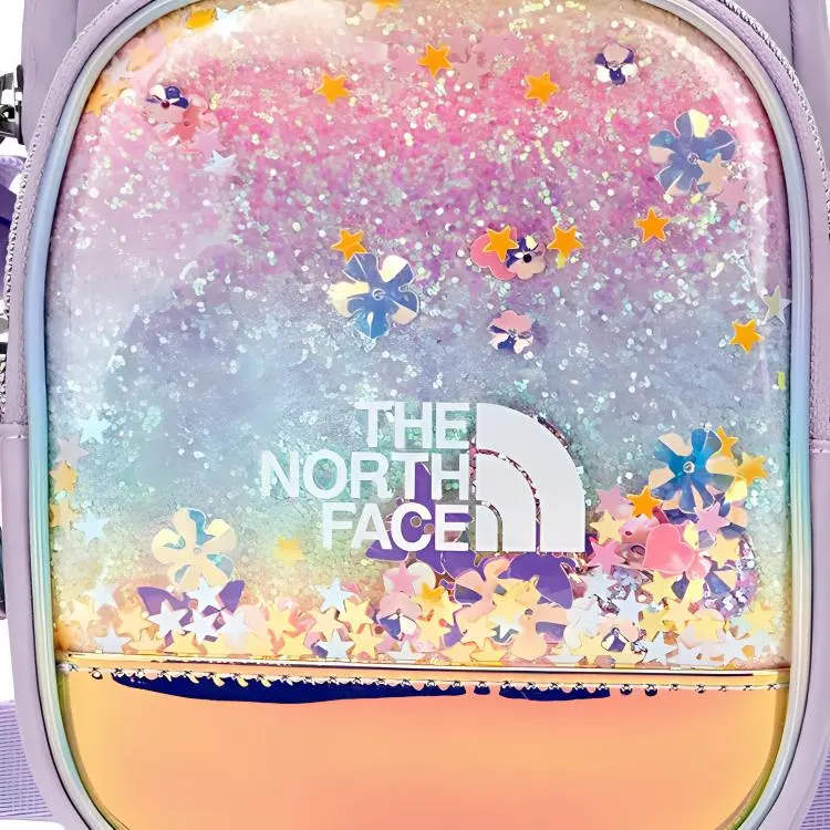 THE NORTH FACE Nylon With Polyurethane Shoulder Bag, Crossbody Bag Regular Women's Purple-3