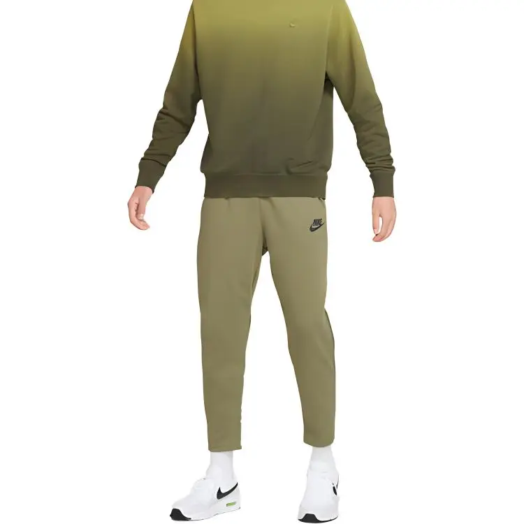 Nike Knitted Sports Pants Men's Medium Olive Green/Black-1