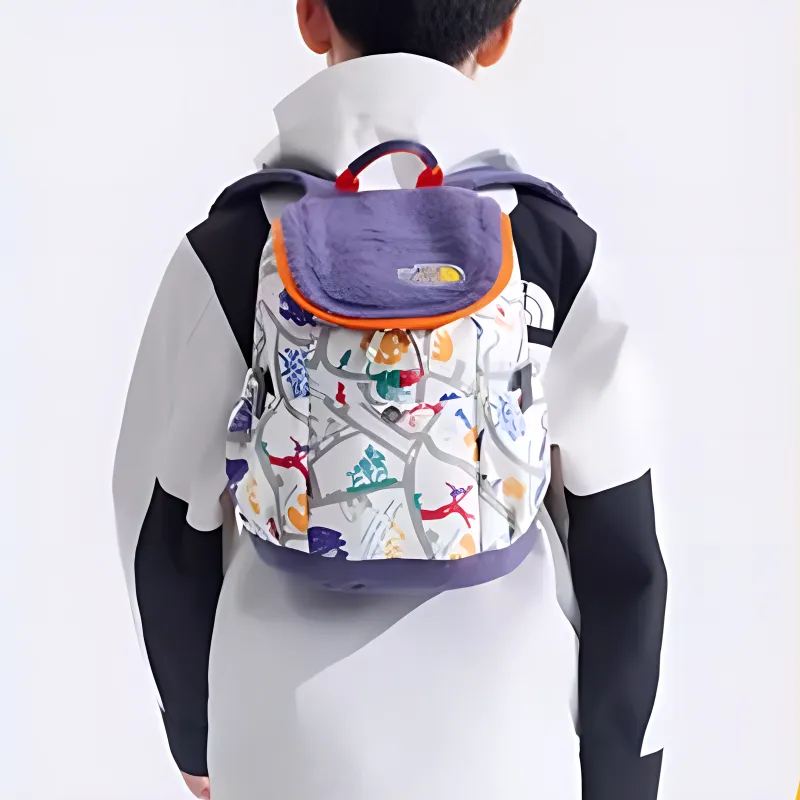 THE NORTH FACE Polyester Backpack Regular Kids' Deep Purple Orchid-4