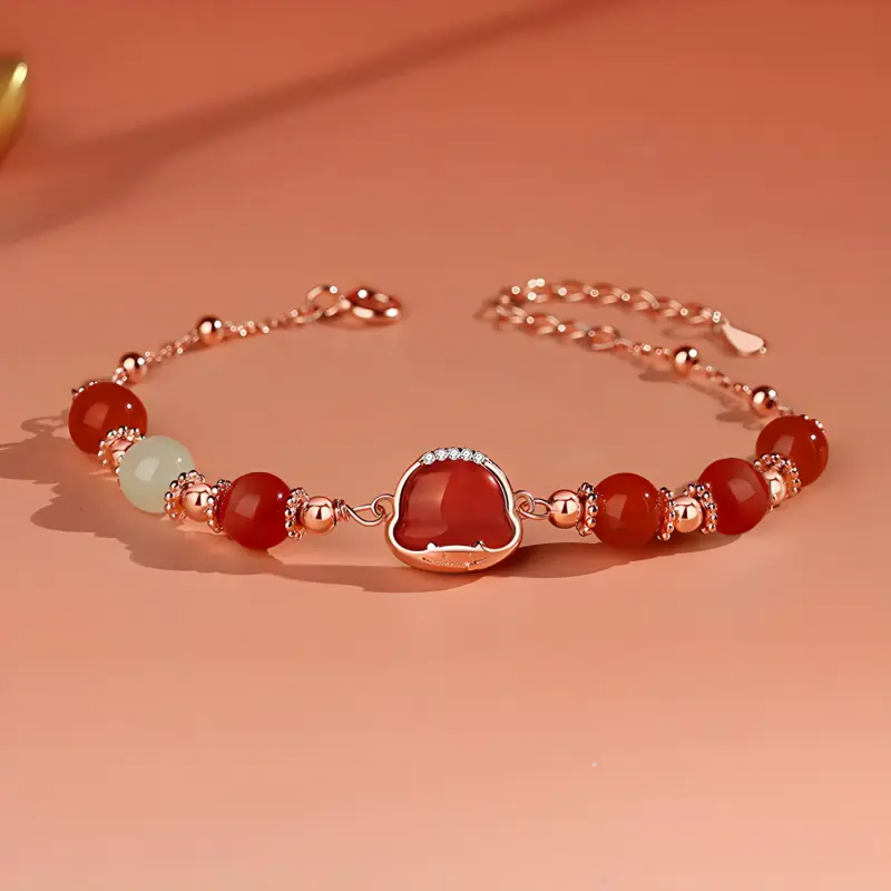 Emerald Agate Bracelets Women's-2