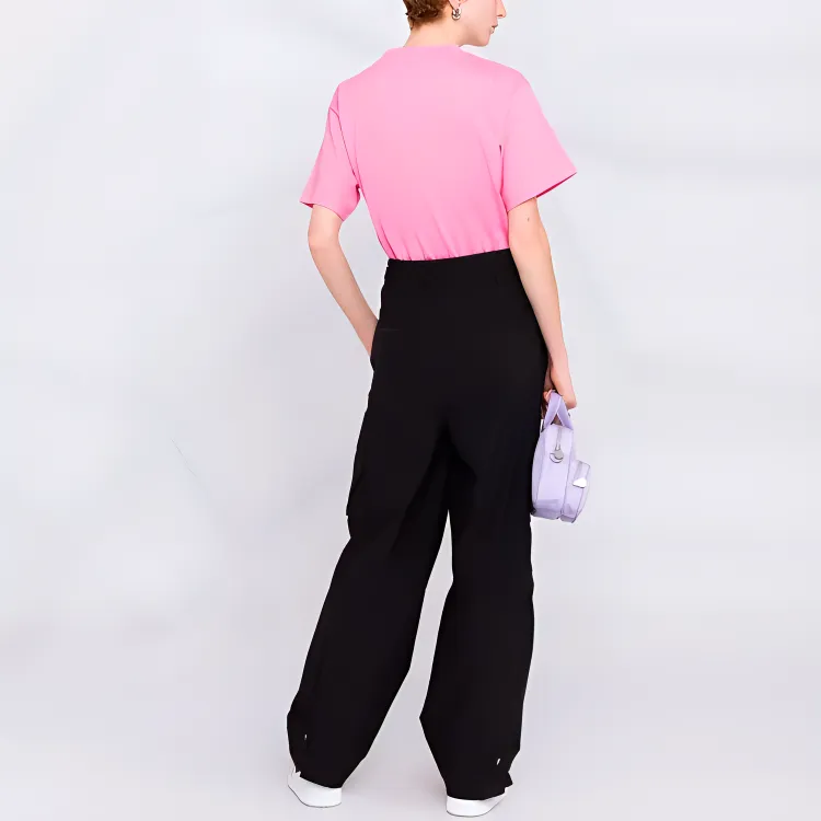 Balenciaga Logo T Shirt 'Pink'-2