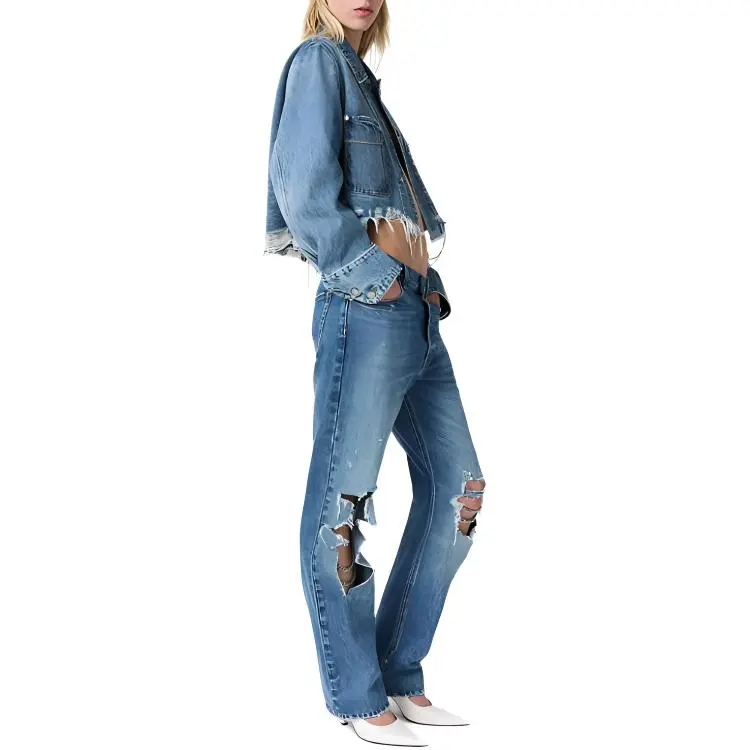 Stella McCartney Falabella Pocket Denim Jacket-4